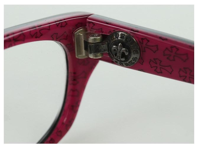 Chrome Hearts Glasses plastic Pink Black Auth 166985SM - view 15