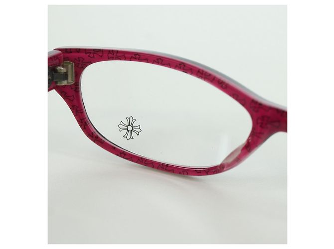 Chrome Hearts Glasses plastic Pink Black Auth 166985SM - view 18