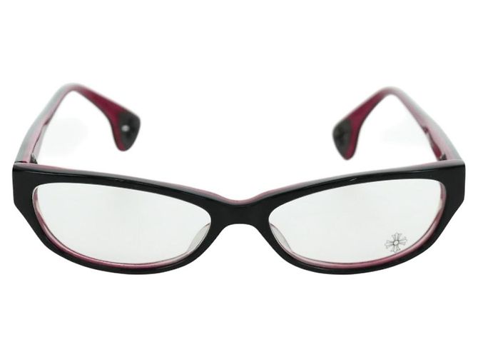 Chrome Hearts Glasses plastic Pink Black Auth 166985SM - view 2