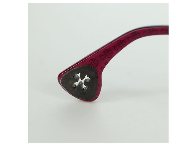 Chrome Hearts Glasses plastic Pink Black Auth 166985SM - view 21