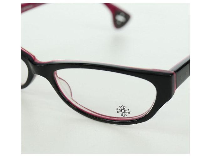Chrome Hearts Glasses plastic Pink Black Auth 166985SM - view 9