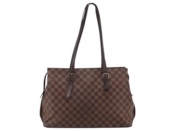 LOUIS VUITTON Borsa Tote Chelsea Damier Ebene N51119 Auth LV ka2815 - vista 2
