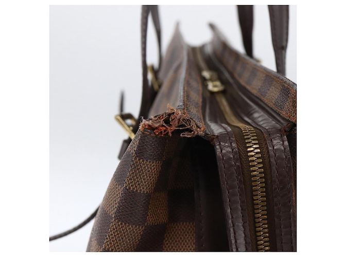 LOUIS VUITTON Borsa Tote Chelsea Damier Ebene N51119 Auth LV ka2815 - vista 5