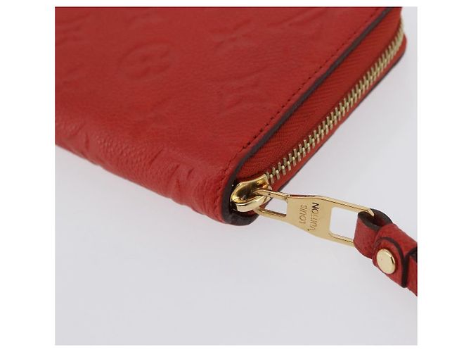 LOUIS VUITTON Zippy Lang Wallet Monogram Empreinte Orange M60775 LV Auth 173020V - Ansicht 11