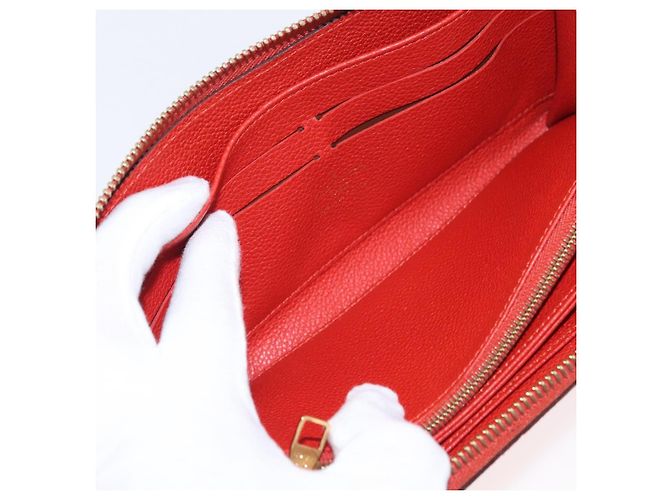 LOUIS VUITTON Zippy Lang Wallet Monogram Empreinte Orange M60775 LV Auth 173020V - Ansicht 16