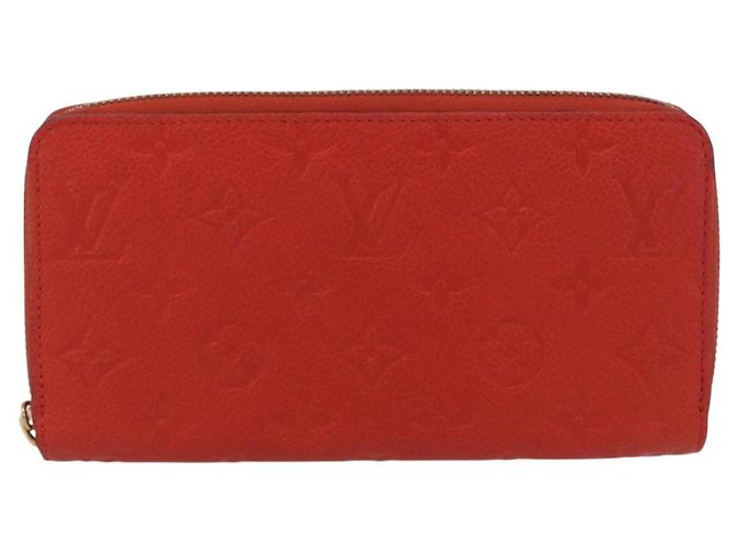 LOUIS VUITTON Zippy Lang Wallet Monogram Empreinte Orange M60775 LV Auth 173020V - Ansicht 2