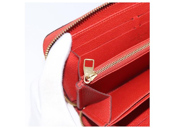 LOUIS VUITTON Zippy Lang Wallet Monogram Empreinte Orange M60775 LV Auth 173020V - Ansicht 20
