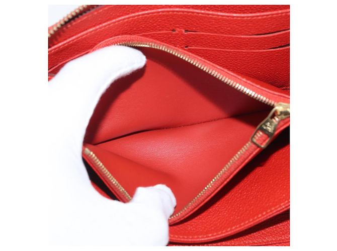 LOUIS VUITTON Zippy Lang Wallet Monogram Empreinte Orange M60775 LV Auth 173020V - Ansicht 21