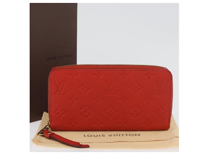 LOUIS VUITTON Zippy Lang Wallet Monogram Empreinte Orange M60775 LV Auth 173020V - Ansicht 23