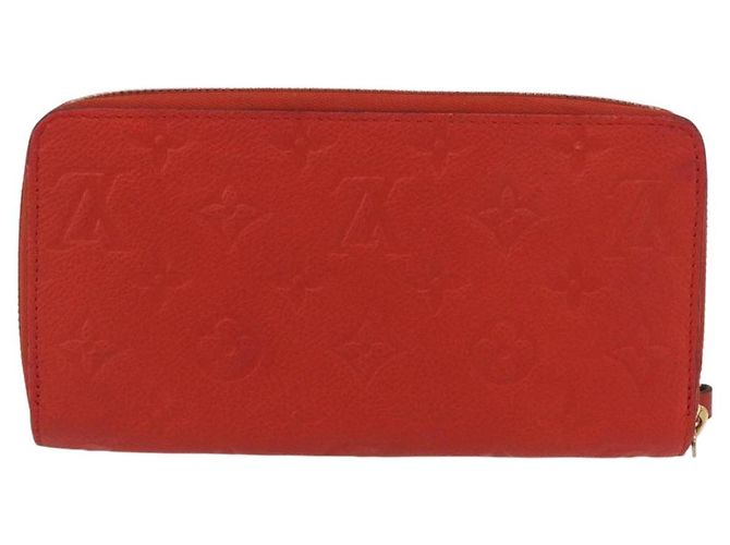 LOUIS VUITTON Zippy Lang Wallet Monogram Empreinte Orange M60775 LV Auth 173020V - Ansicht 3