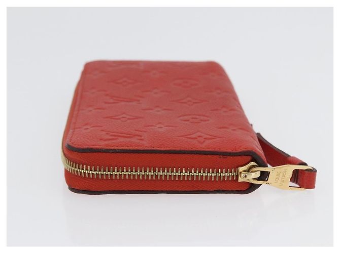 LOUIS VUITTON Zippy Lang Wallet Monogram Empreinte Orange M60775 LV Auth 173020V - Ansicht 5