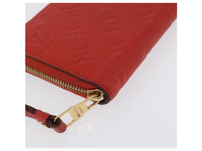 LOUIS VUITTON Zippy Lang Wallet Monogram Empreinte Orange M60775 LV Auth 173020V - Ansicht 8
