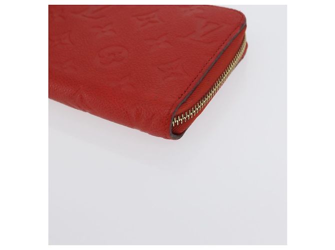 LOUIS VUITTON Zippy Lang Wallet Monogram Empreinte Orange M60775 LV Auth 173020V - Ansicht 9