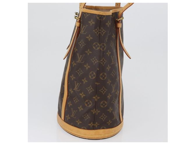 LOUIS VUITTON Borsa a Spalla Monogram Bucket GM M42236 LV Auth ka2664 Monogramma - vista 5