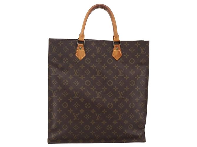 LOUIS VUITTON Bolsa Sac Plat Monogram M51140 LV Auth BA11074 Monograma - vista 2