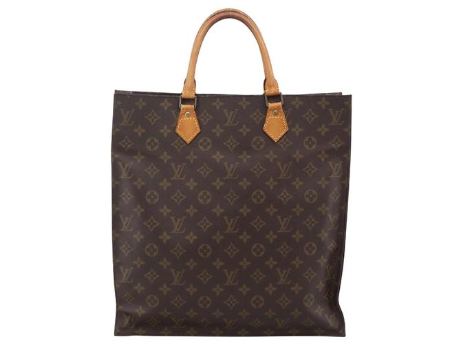 LOUIS VUITTON Bolsa Sac Plat Monogram M51140 LV Auth BA11074 Monograma - vista 3