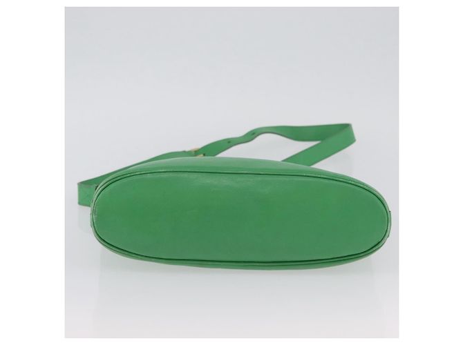 Céline Borsa a Spalla CELINE in Pelle Verde Oro Auth LNZ455A D'oro - vista 10