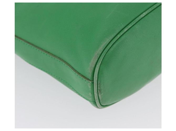 Céline Borsa a Spalla CELINE in Pelle Verde Oro Auth LNZ455A D'oro - vista 11
