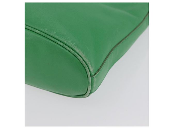 Céline Borsa a Spalla CELINE in Pelle Verde Oro Auth LNZ455A D'oro - vista 12