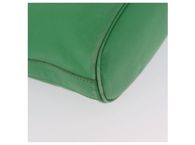 Céline Borsa a Spalla CELINE in Pelle Verde Oro Auth LNZ455A D'oro - vista 13