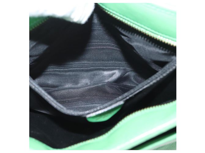 Céline Borsa a Spalla CELINE in Pelle Verde Oro Auth LNZ455A D'oro - vista 23
