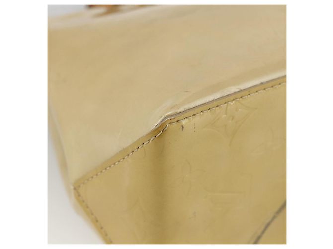 LOUIS VUITTON Borsa a Mano Monogram Vernis Reade PM Beige M91334 LV Auth LNZ388 - vista 11