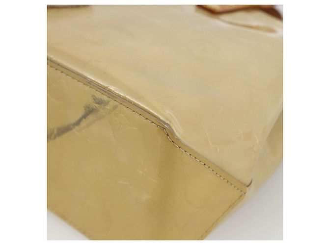 LOUIS VUITTON Borsa a Mano Monogram Vernis Reade PM Beige M91334 LV Auth LNZ388 - vista 12