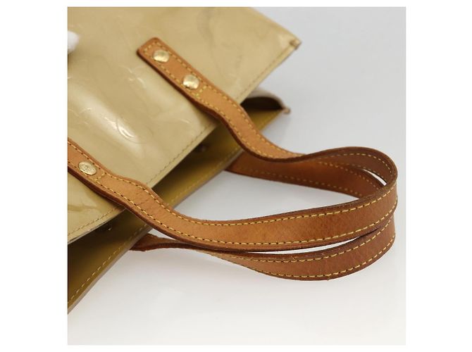 LOUIS VUITTON Borsa a Mano Monogram Vernis Reade PM Beige M91334 LV Auth LNZ388 - vista 7
