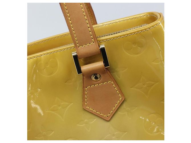 LOUIS VUITTON Borsa a Mano Monogram Vernis Houston Beige M91004 LV Auth ka2805 - vista 15