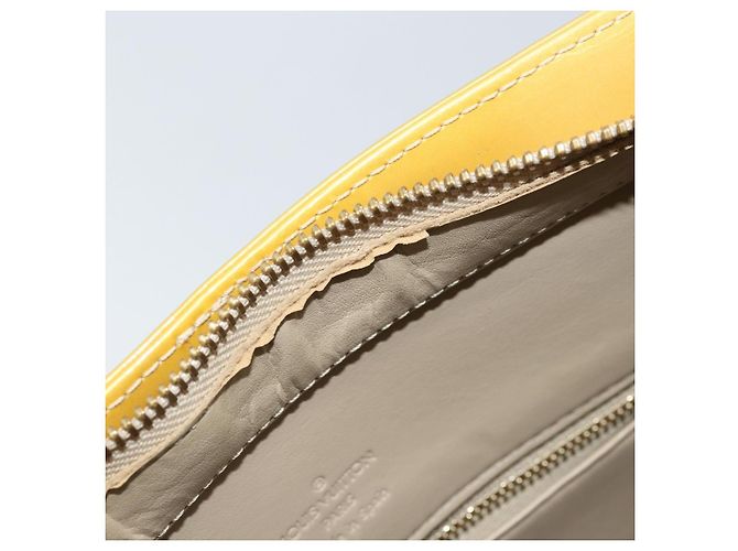 LOUIS VUITTON Borsa a Mano Monogram Vernis Houston Beige M91004 LV Auth ka2805 - vista 17
