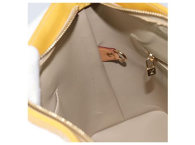 LOUIS VUITTON Borsa a Mano Monogram Vernis Houston Beige M91004 LV Auth ka2805 - vista 21