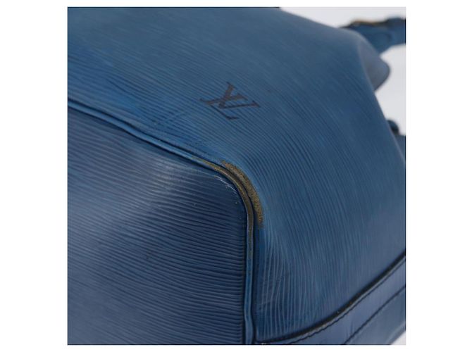 Noe LOUIS VUITTON Bolso de Hombro Petit Noé Epi Azul M44105 LV Auth 165858 - vista 12