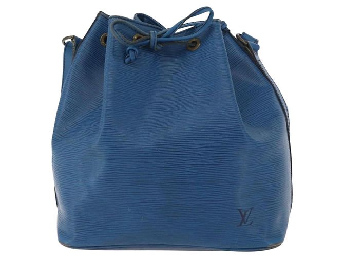 Noe LOUIS VUITTON Bolso de Hombro Petit Noé Epi Azul M44105 LV Auth 165858 - vista 2