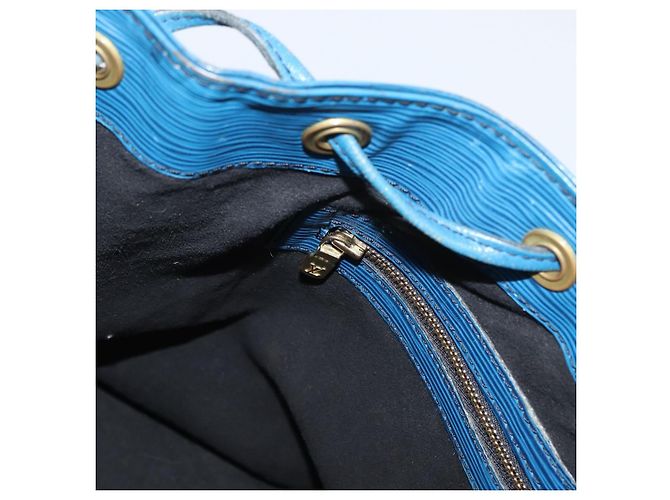 Noe LOUIS VUITTON Bolso de Hombro Petit Noé Epi Azul M44105 LV Auth 165858 - vista 21
