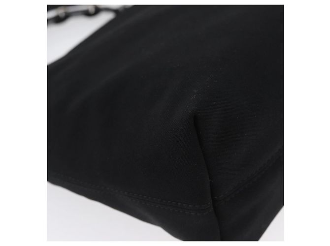 Borsa a mano Salvatore Ferragamo in tela 2 in 1 nera Auth bs33146 Nero - vista 14