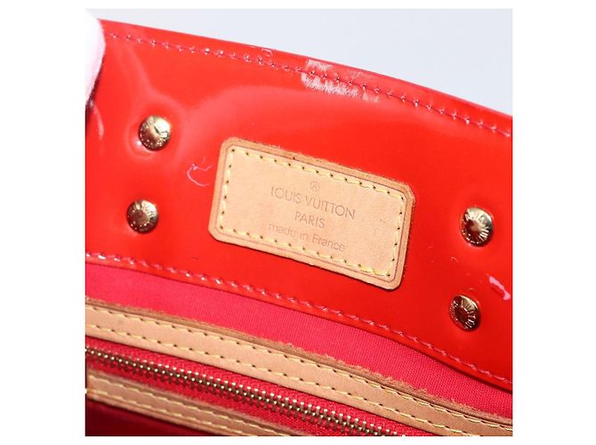 LOUIS VUITTON Monogram Vernis Reade PM Borsa a Mano Rossa M91088 LV Auth gh1831 Rosso - vista 14