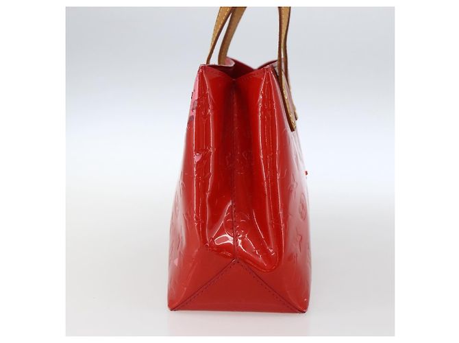 LOUIS VUITTON Monogram Vernis Reade PM Borsa a Mano Rossa M91088 LV Auth gh1831 Rosso - vista 4
