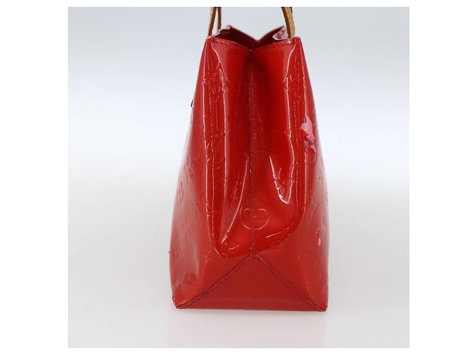 LOUIS VUITTON Monogram Vernis Reade PM Borsa a Mano Rossa M91088 LV Auth gh1831 Rosso - vista 5