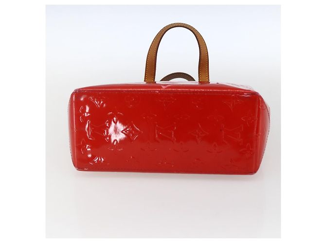 LOUIS VUITTON Monogram Vernis Reade PM Borsa a Mano Rossa M91088 LV Auth gh1831 Rosso - vista 9