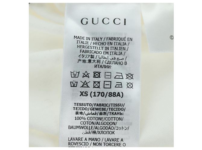T-shirt a maniche corte GUCCI GUCCI �~ Doraemon in cotone blu e bianco Auth 166963SM - vista 10