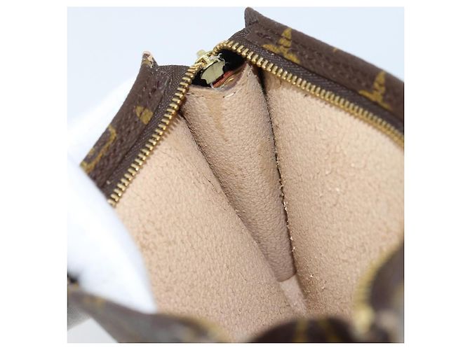 Bucket LOUIS VUITTON Monogramma Secchiello PM Pochette Accessorio LV Auth ka2841 - vista 16
