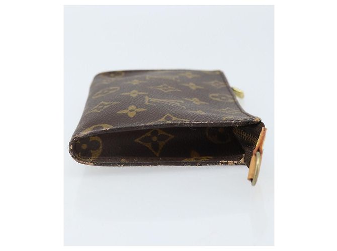Bucket LOUIS VUITTON Monogramma Secchiello PM Pochette Accessorio LV Auth ka2841 - vista 4