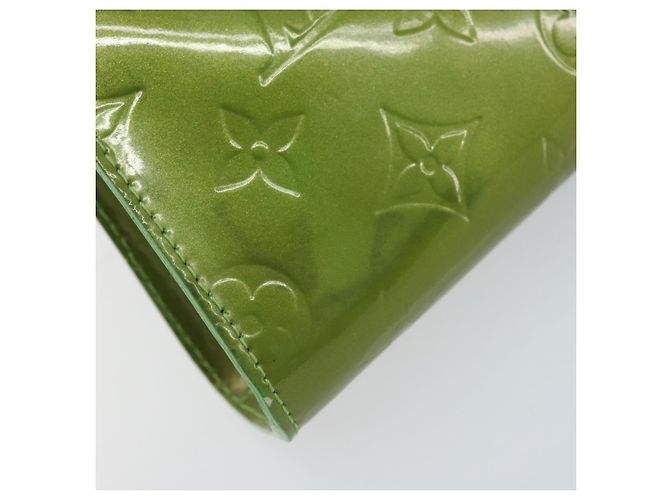 LOUIS VUITTON Trousse à cosmétiques Monogram Vernis Verte M93649 Auth bs33617 - vue 12