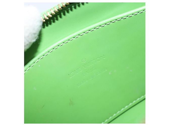 LOUIS VUITTON Trousse à cosmétiques Monogram Vernis Verte M93649 Auth bs33617 - vue 15