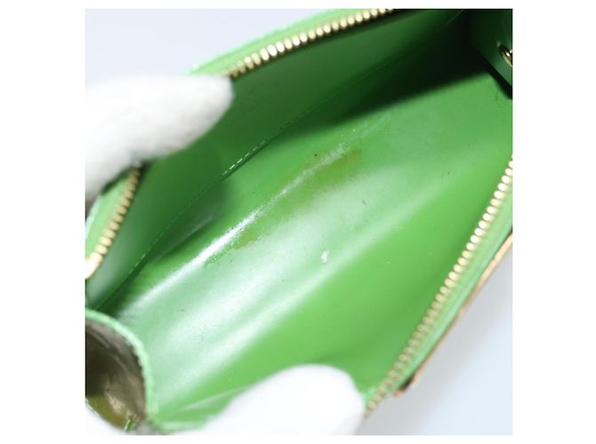LOUIS VUITTON Trousse à cosmétiques Monogram Vernis Verte M93649 Auth bs33617 - vue 16