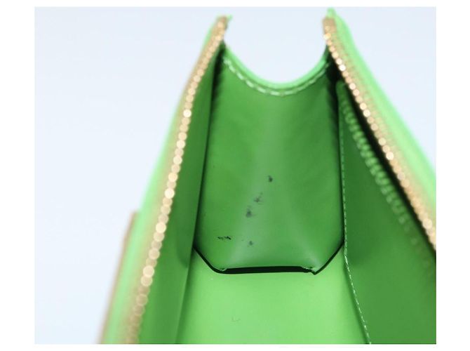 LOUIS VUITTON Trousse à cosmétiques Monogram Vernis Verte M93649 Auth bs33617 - vue 18