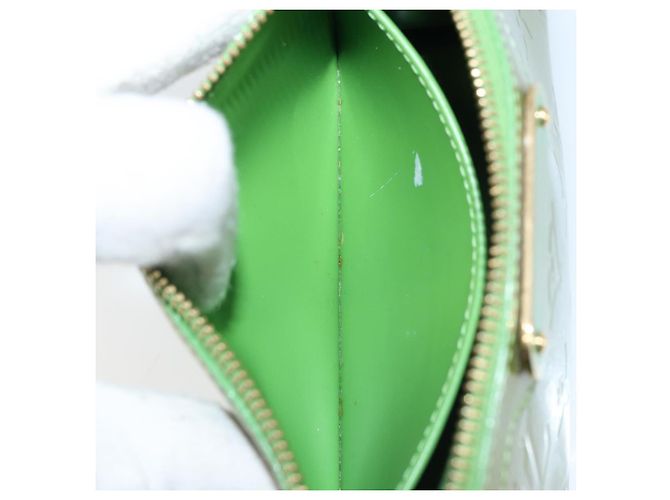 LOUIS VUITTON Trousse à cosmétiques Monogram Vernis Verte M93649 Auth bs33617 - vue 19