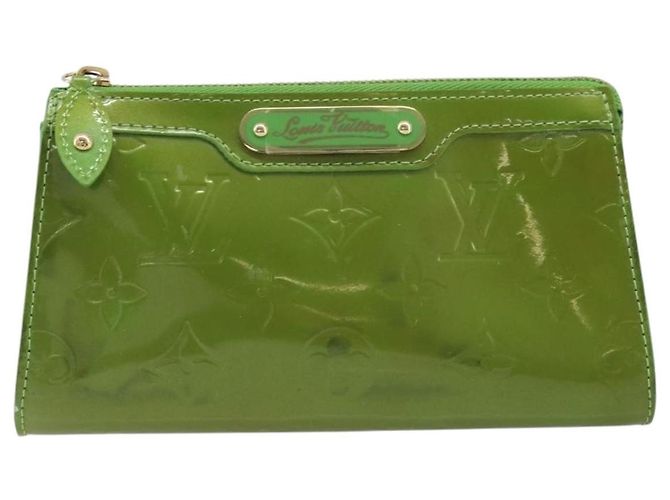 LOUIS VUITTON Trousse à cosmétiques Monogram Vernis Verte M93649 Auth bs33617 - vue 2