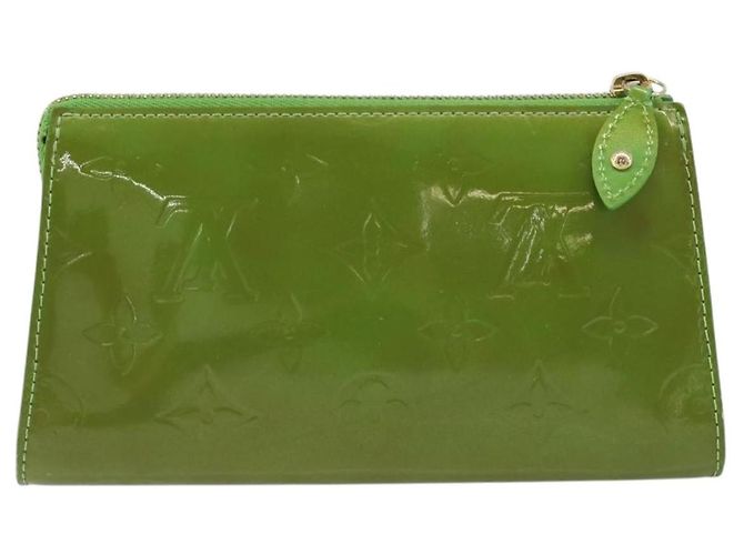 LOUIS VUITTON Trousse à cosmétiques Monogram Vernis Verte M93649 Auth bs33617 - vue 3