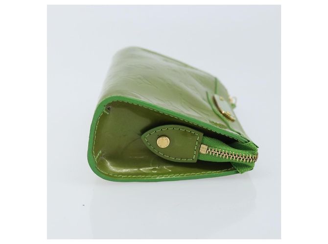 LOUIS VUITTON Trousse à cosmétiques Monogram Vernis Verte M93649 Auth bs33617 - vue 4